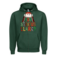 Sports Green You serious clark Zipper Hoodie - NancyCooperArtShop