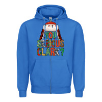 True Royal You serious clark Zipper Hoodie - NancyCooperArtShop