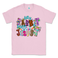 Bubblegum Pink Silly Rabbit Easter Is For Jesus Classic Tee - CowhideDigitalArt