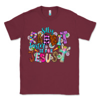 Burgundy Silly Rabbit Easter Is For Jesus Classic Tee - CowhideDigitalArt