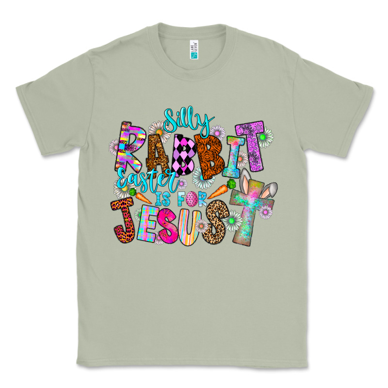 Silly Rabbit Easter Is For Jesus Classic Tee by CowhideDigitalArt | Teevron