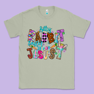 Silly Rabbit Easter Is For Jesus Classic Tee Designed By Cowhidedigitalart