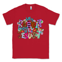 Red Silly Rabbit Easter Is For Jesus Classic Tee - CowhideDigitalArt