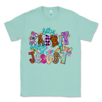 Seafoam Silly Rabbit Easter Is For Jesus Classic Tee - CowhideDigitalArt