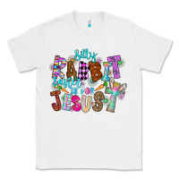 White Silly Rabbit Easter Is For Jesus Classic Tee - CowhideDigitalArt