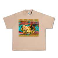 Burro western coop animals farm chicken chick rooster sunflowers wooden sera Urban Heavy Tee - Artiststas