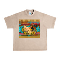 French Oak western coop animals farm chicken chick rooster sunflowers wooden sera Urban Heavy Tee - Artiststas