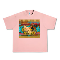 Salmon western coop animals farm chicken chick rooster sunflowers wooden sera Urban Heavy Tee - Artiststas