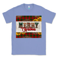 Colony Blue merry Christmas sunflowers Classic Tee - Jasminsmagicworld