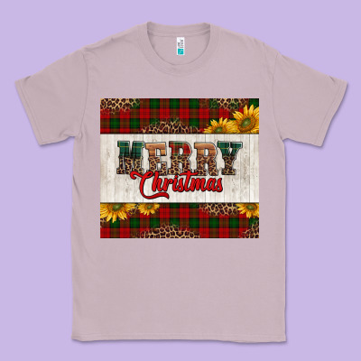Merry Christmas Sunflowers Classic Tee Designed By Jasminsmagicworld