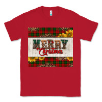 Red merry Christmas sunflowers Classic Tee - Jasminsmagicworld