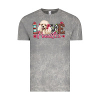 Cloud Rock love poodles Vintage Tee - Artiststas