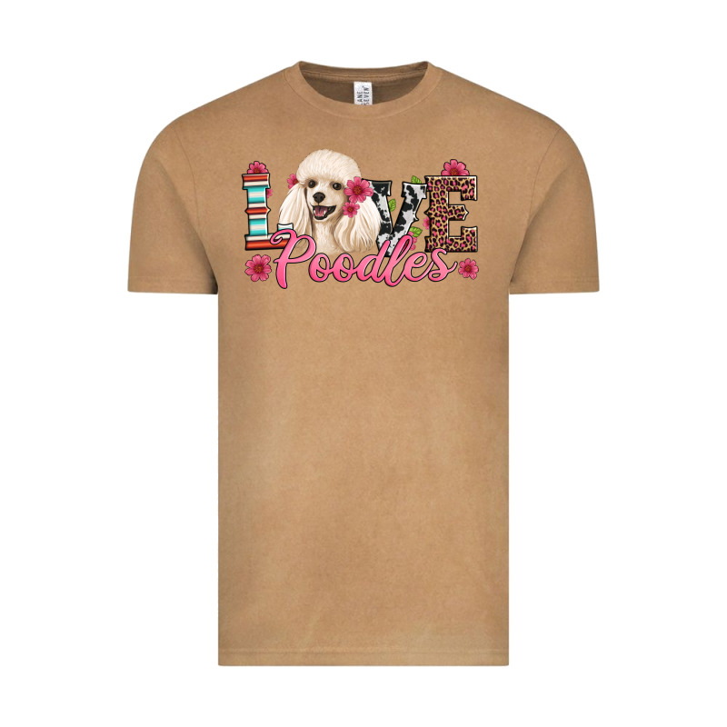 Love Poodles Vintage Tee by Artiststas | Teevron
