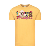 Vintage Mustard love poodles Vintage Tee - Artiststas