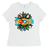 Teacher Sunflower Tbw Ladies Tee | Teevron