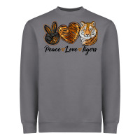 Storm Peace Love Tigers Heavyweight Sweatshirt - LillyAllenDesigns