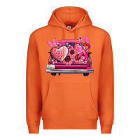 Carrot cancer truck back view Premium Hoodie - NancyCooperArtShop
