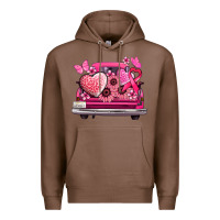 Chestnut cancer truck back view Premium Hoodie - NancyCooperArtShop