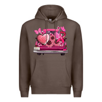 Coffee cancer truck back view Premium Hoodie - NancyCooperArtShop