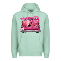 Seafoam cancer truck back view Premium Hoodie - NancyCooperArtShop