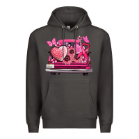 Smoke cancer truck back view Premium Hoodie - NancyCooperArtShop