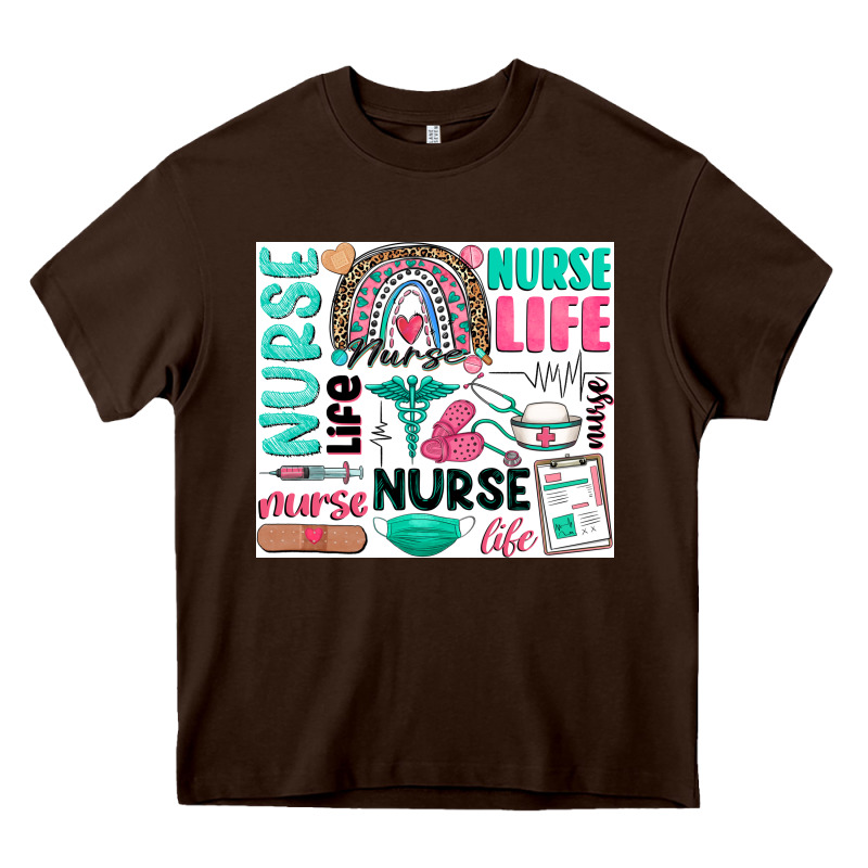 Nurse Life Heavy Core Tee by Zillion Design Studio | Teevron