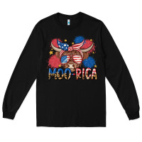Black moo rica Long Sleeve Tee - MaliasSmallBusiness
