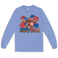 Colony Blue moo rica Long Sleeve Tee - MaliasSmallBusiness