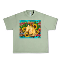 Oil Green western chicks coop animals sunflowers cactus serape leopard turquoise Urban Heavy Tee - Artiststas