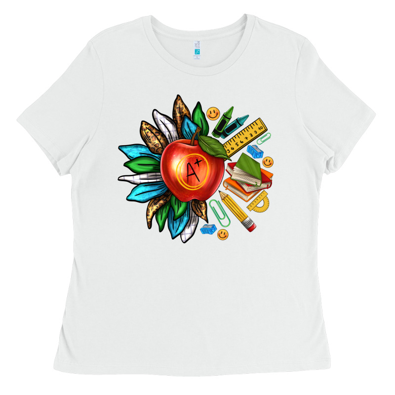 Teacher Sunflower Ladies Tee by texasbilliewilder | Teevron