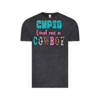 Vintage Black cupid find me a cowboy Vintage Tee - AdoDesignShop