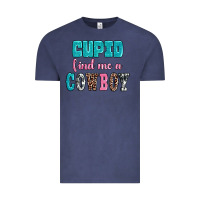Vintage Denim cupid find me a cowboy Vintage Tee - AdoDesignShop