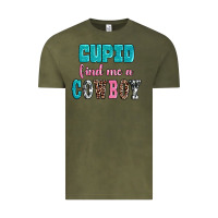 Vintage Olive cupid find me a cowboy Vintage Tee - AdoDesignShop
