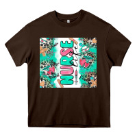 Chocolate Brown nurse life Heavy Core Tee - Zillion Design Studio