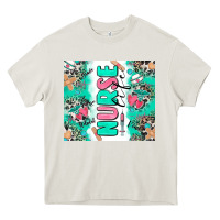 Cream nurse life Heavy Core Tee - Zillion Design Studio