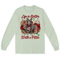 Matcha Christmas life is better with a pittie Long Sleeve Tee - JahusDesignShop