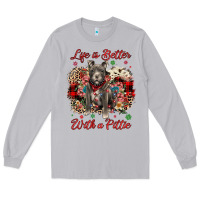 Moon Dust Christmas life is better with a pittie Long Sleeve Tee - JahusDesignShop