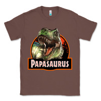 Chestnut Western Papasaurus Papa Dinosaur Classic Tee - LillyAllenDesigns