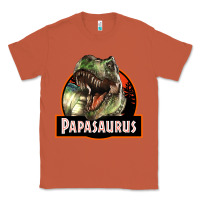 Copper Western Papasaurus Papa Dinosaur Classic Tee - LillyAllenDesigns
