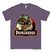 Lavender Western Papasaurus Papa Dinosaur Classic Tee - LillyAllenDesigns