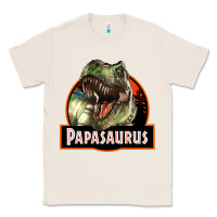 Natural Western Papasaurus Papa Dinosaur Classic Tee - LillyAllenDesigns