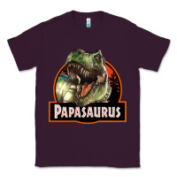 Plum Western Papasaurus Papa Dinosaur Classic Tee - LillyAllenDesigns