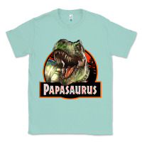Seafoam Western Papasaurus Papa Dinosaur Classic Tee - LillyAllenDesigns