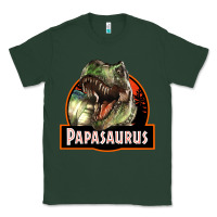 Sports Green Western Papasaurus Papa Dinosaur Classic Tee - LillyAllenDesigns