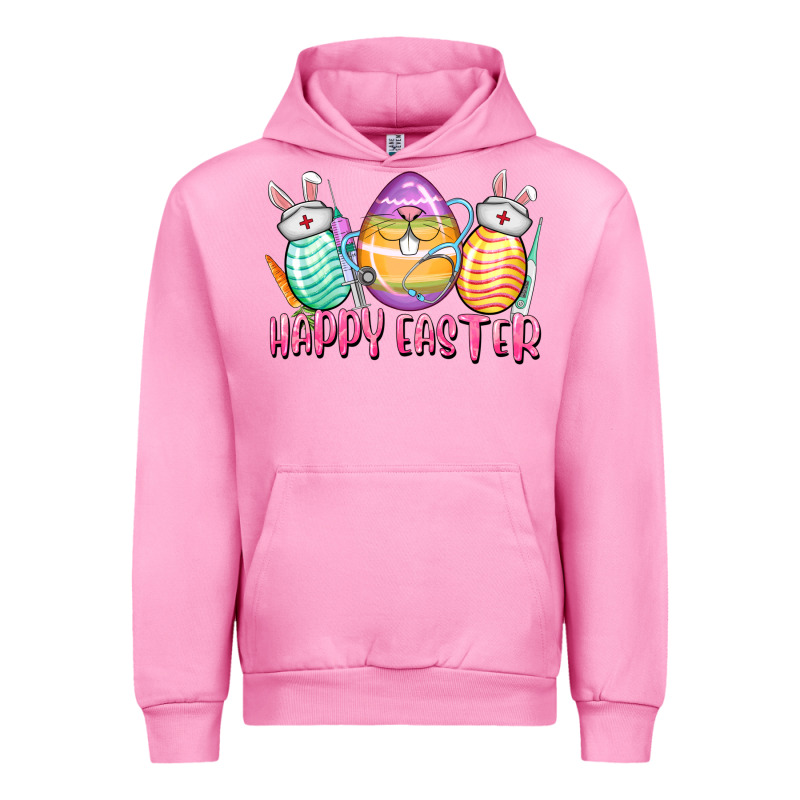Happy Easter Nurse Eggs Easter Day Urban Hoodie by CowGirlArtShop | Teevron