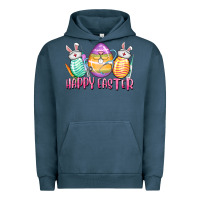 Pigment Midnight Navy Happy Easter Nurse eggs Easter Day Urban Hoodie - CowGirlArtShop