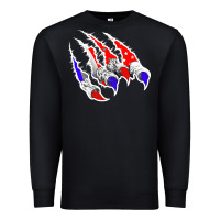 Black American Flag Claw Premium Sweatshirt - Bettercallsaul