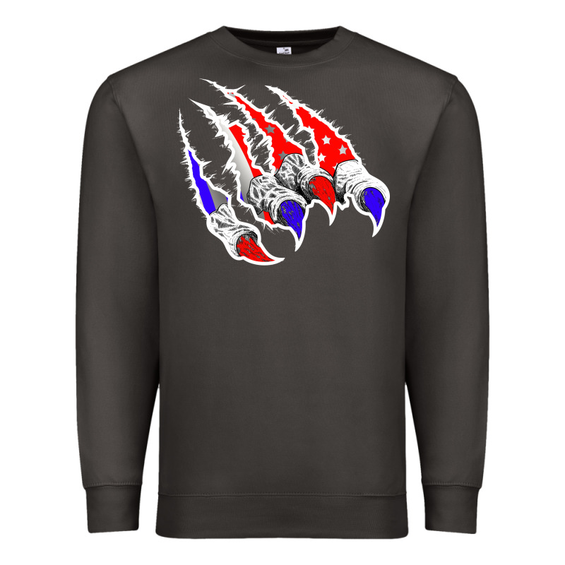 American Flag Claw Premium Sweatshirt by Bettercallsaul | Teevron