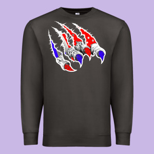 American Flag Claw Premium Sweatshirt Designed By Bettercallsaul
