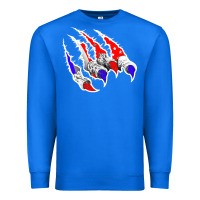 True Royal American Flag Claw Premium Sweatshirt - Bettercallsaul